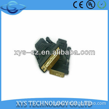 High performance gold plated dvi 24+1 to hdmi